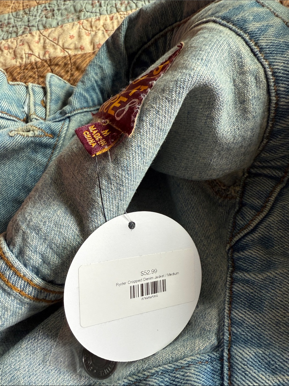 Signature8 ripped jeans jacket M - Picture 3 of 3
